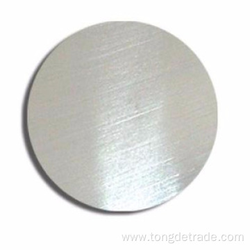 Galvanized steel round shape metal stamped plated disk